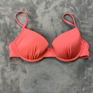 Victoria's Secret Bikini Swim Top Womens 36B Padded Push Up Adjustable Straps
